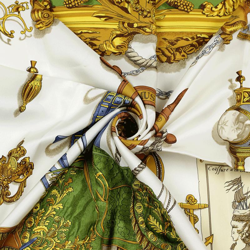 Hermes Scarf "Musee" by Philippe Ledoux 90cm Silk | Foulard Carre