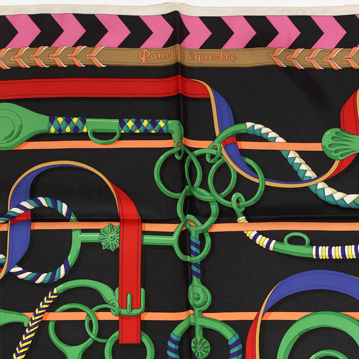 Hermes Scarf "Panoplie Equestre" by Virginie Jamin 90cm Silk | Foulard Carre