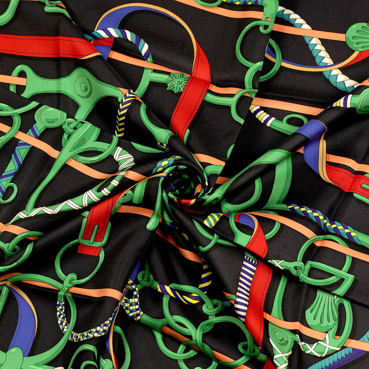 Hermes Scarf "Panoplie Equestre" by Virginie Jamin 90cm Silk | Foulard Carre