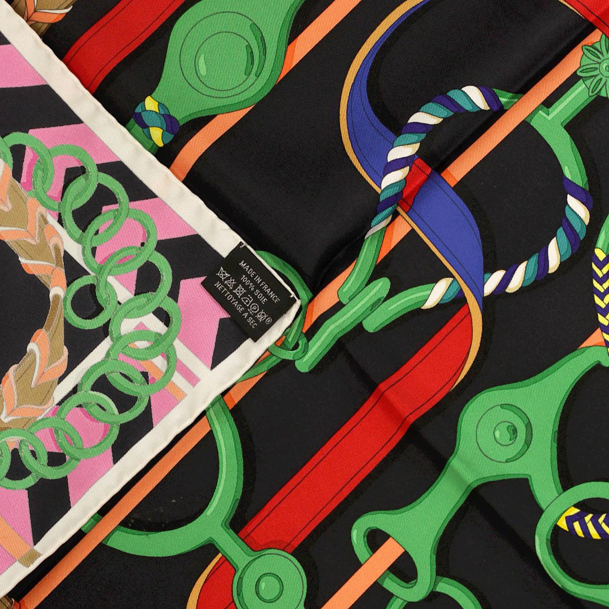 Hermes Scarf "Panoplie Equestre" by Virginie Jamin 90cm Silk | Foulard Carre