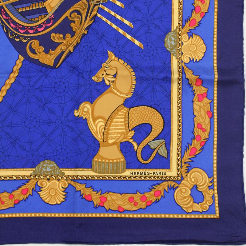 Hermes Scarf "Les Bissone de Venise" by Annie Faivre 90cm Silk | Carre Foulard