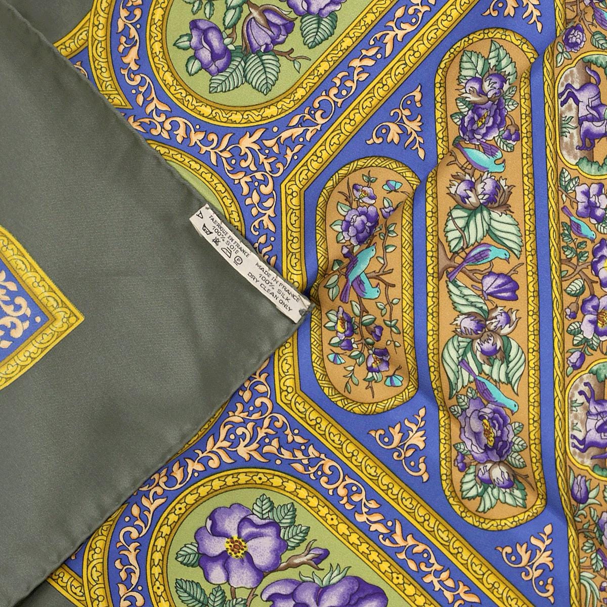 Hermes Scarf "Qalamdan" by Catherine Baschet 90cm Silk | Foulard Carre