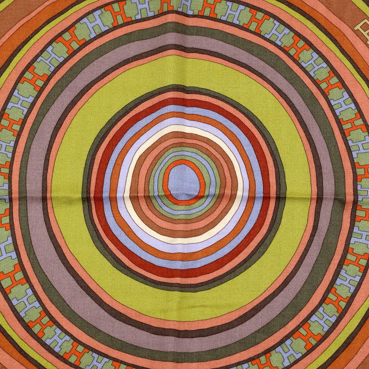 Hermes Cashmere Shawl 140cm "Tohu Bohu" by Claudia Stuhlhofer Mayr | Scarf Carre Foulard