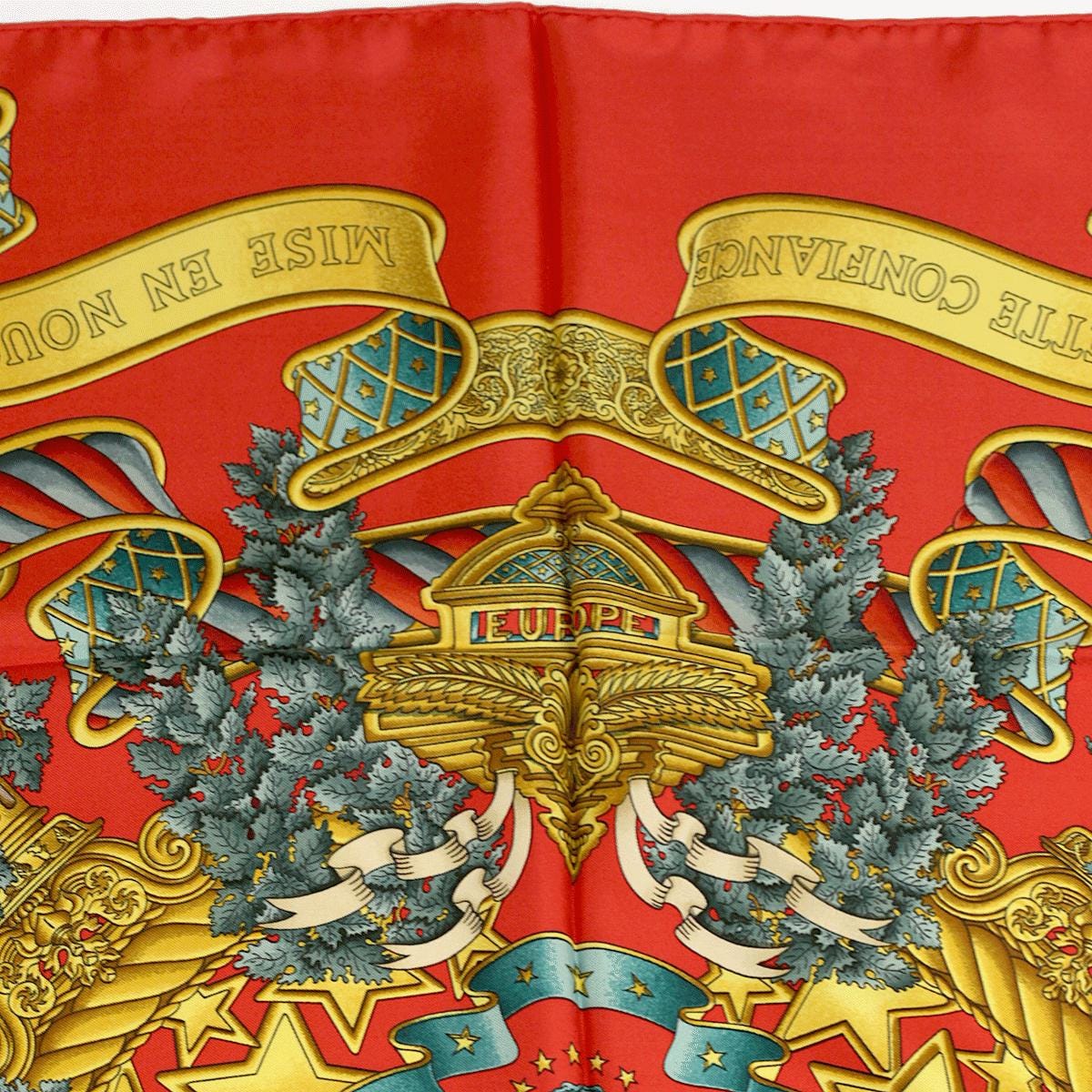Hermes Scarf "Europe" by Joachim Metz 90cm Silk | Carre Foulard