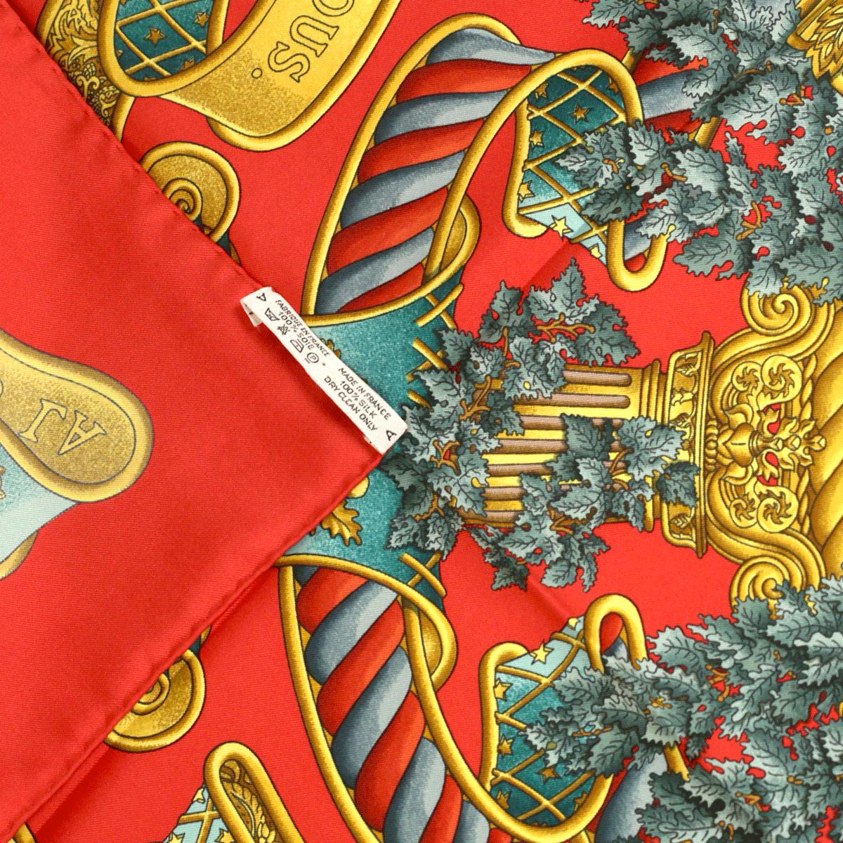 Hermes Scarf "Europe" by Joachim Metz 90cm Silk | Carre Foulard