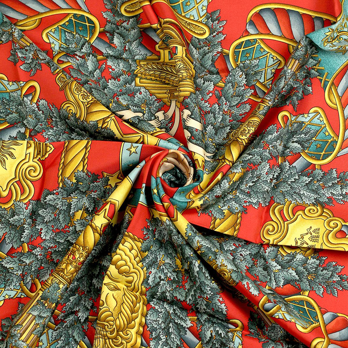 Hermes Scarf "Europe" by Joachim Metz 90cm Silk | Carre Foulard