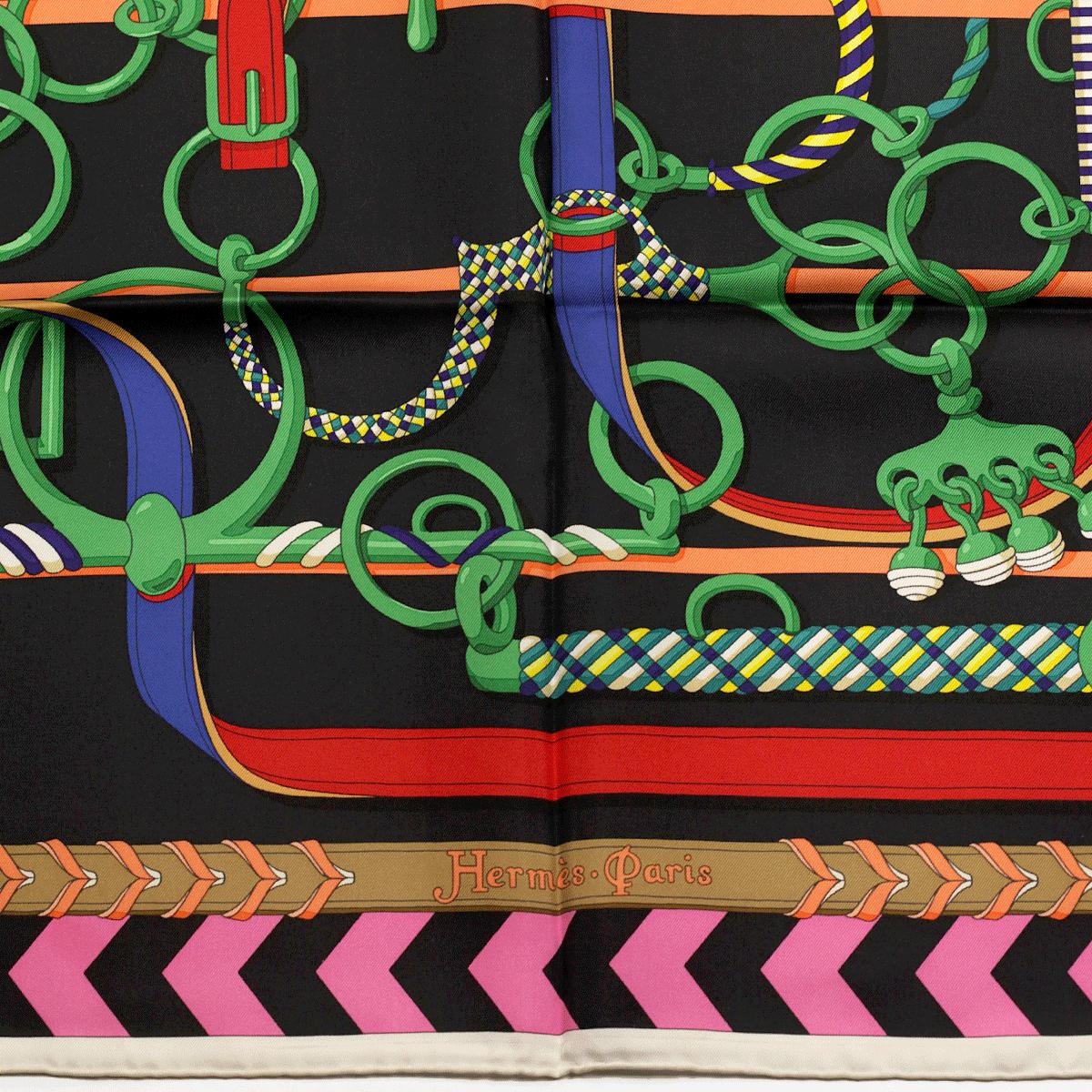 Hermes Scarf "Panoplie Equestre" by Virginie Jamin 90cm Silk | Foulard Carre