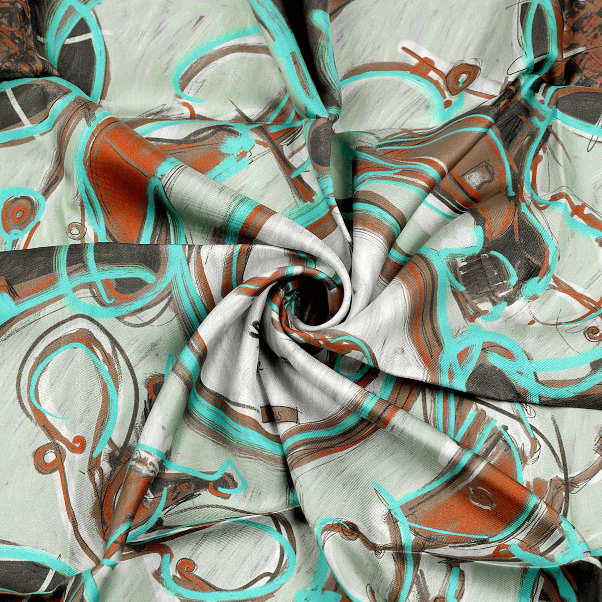 Hermes Scarf "New Springs" by Dimitri Rybaltchenko 90cm Silk | Foulard Carre
