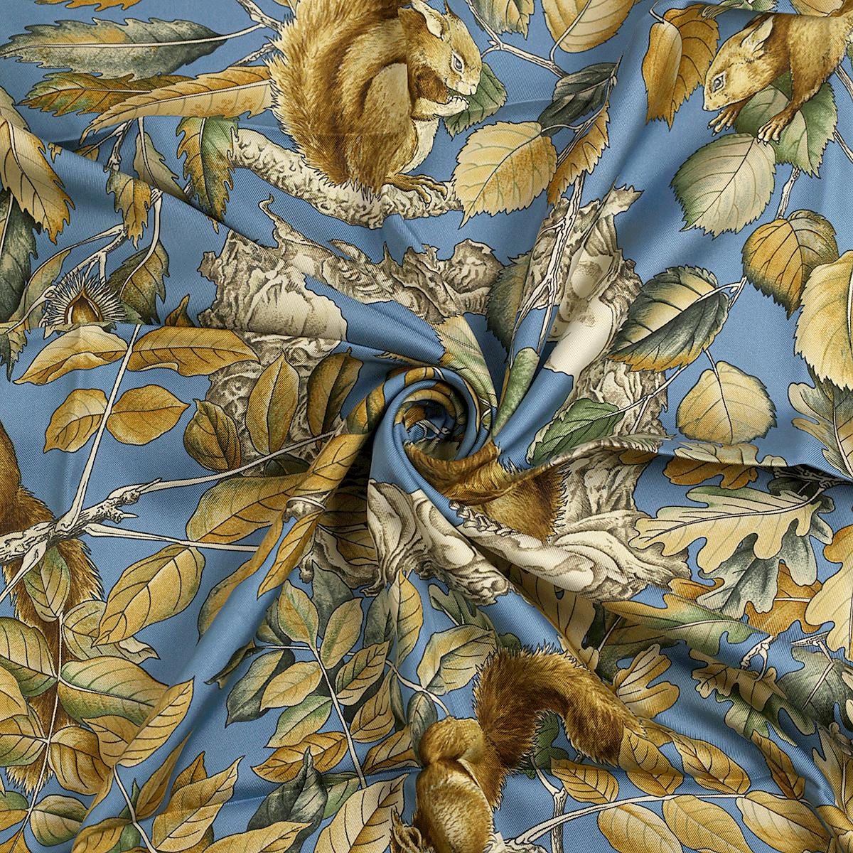 Hermes Scarf "Casse Noisette" by Antoine De Jacquelot 90cm Silk | Carre