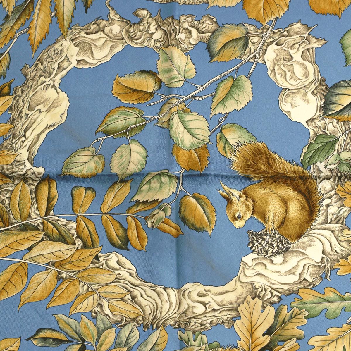 Hermes Scarf "Casse Noisette" by Antoine De Jacquelot 90cm Silk | Carre
