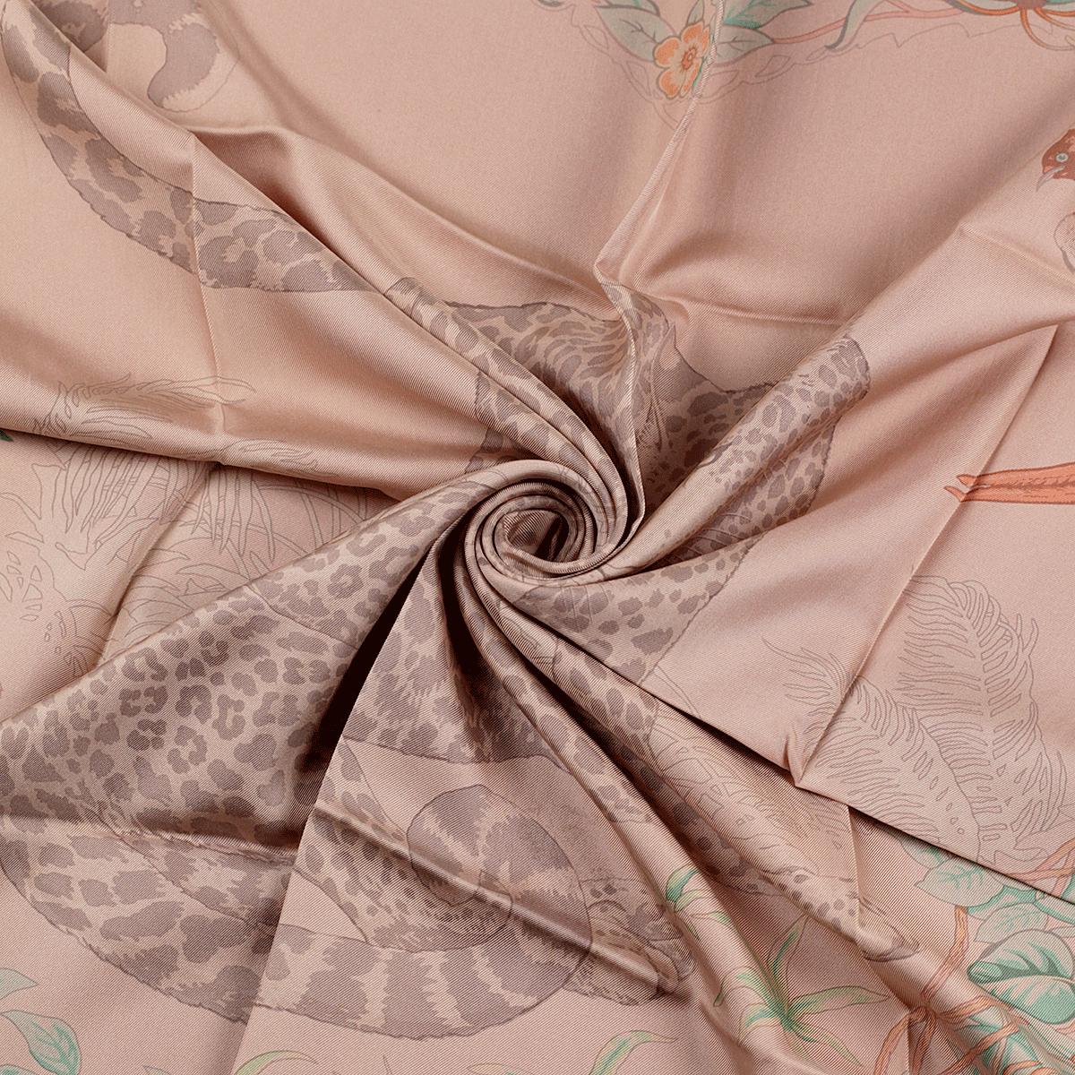Hermes Scarf "Jungle Love" Dip Dye by Robert Dallet 90cm Silk | Carre Foulard