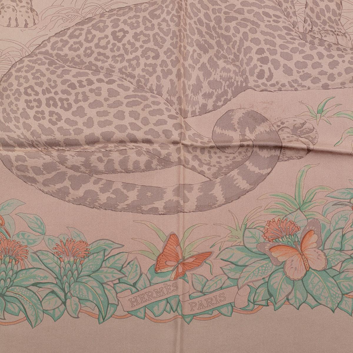 Hermes Scarf "Jungle Love" Dip Dye by Robert Dallet 90cm Silk | Carre Foulard