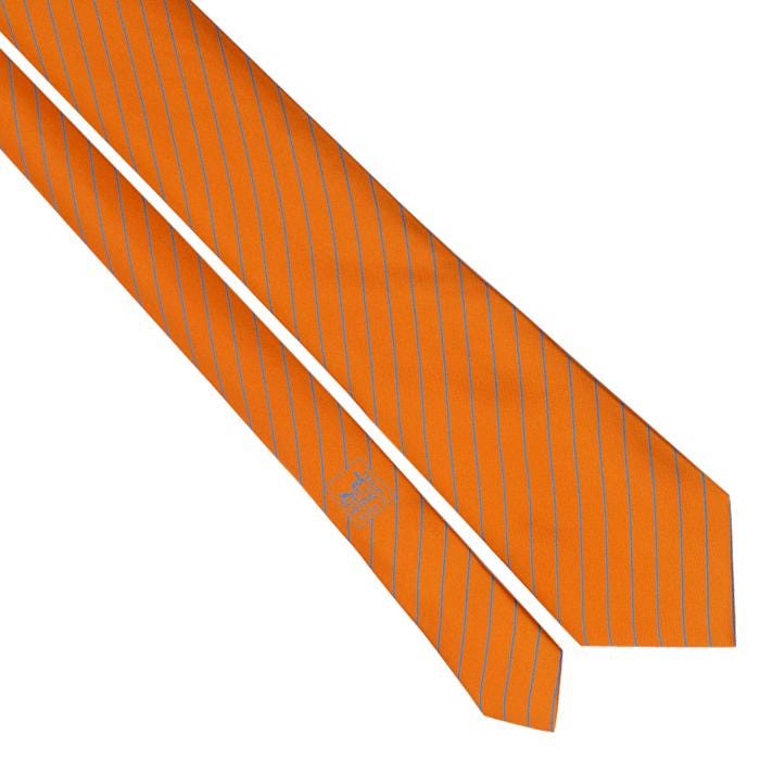 Hermes Men's Silk Tie Striped Pattern 5041 | Necktie Cravate