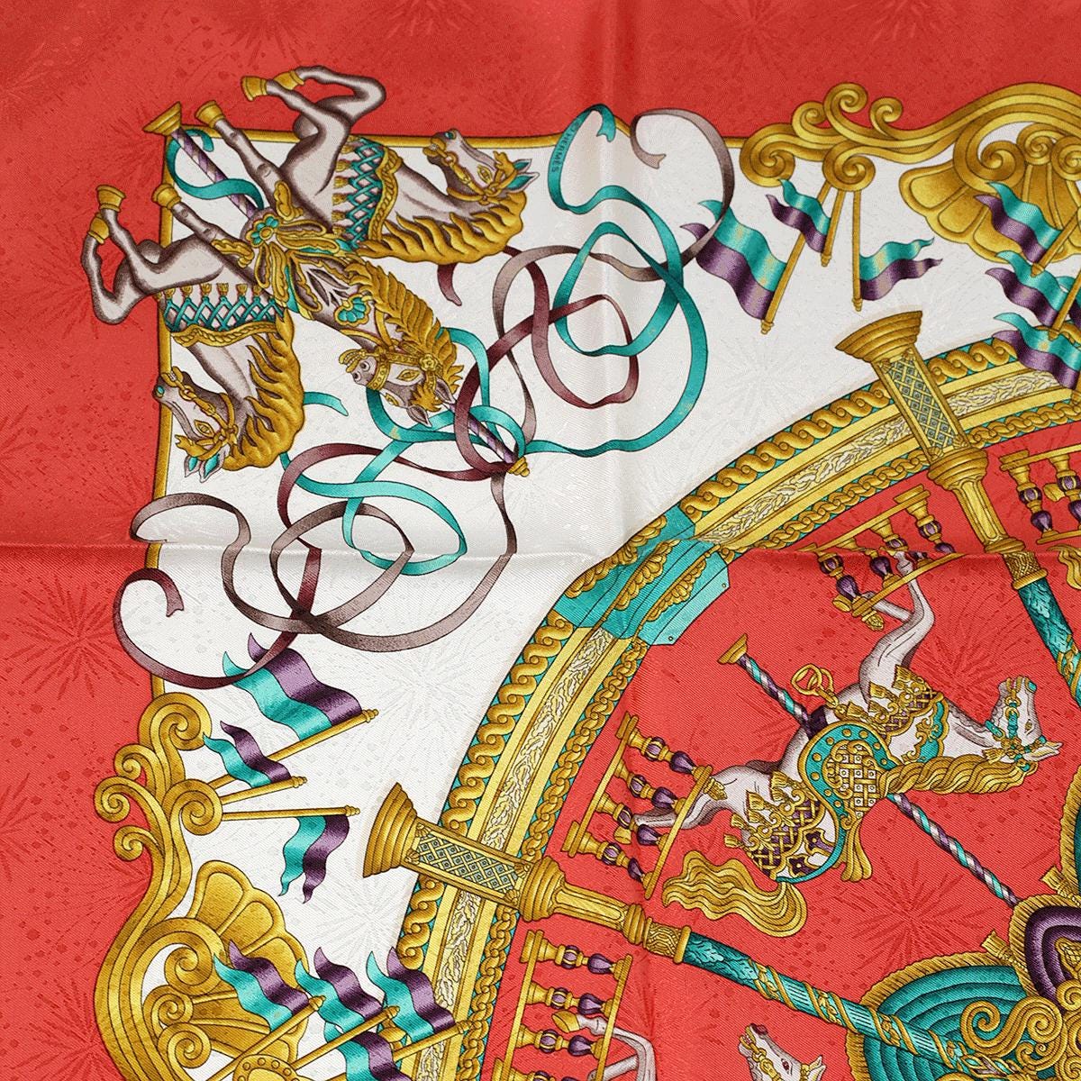 Hermes Scarf "Luna Park" by Joachim Metz 90cm Silk Jacquard | Carre Foulard