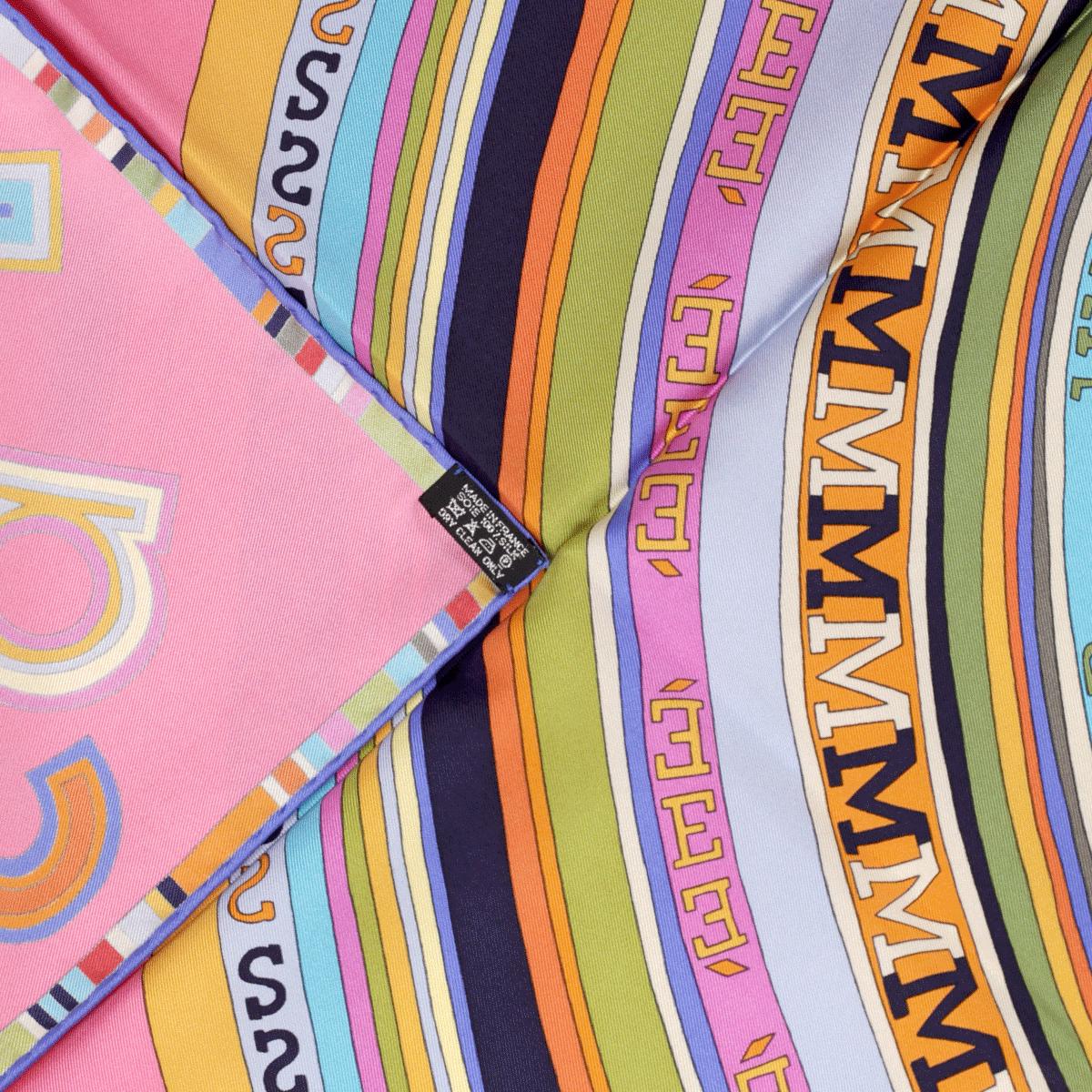 Hermes Scarf "Tohu Bohu" by Claudia Stuhlhofer Mayr 90cm Silk | Carre