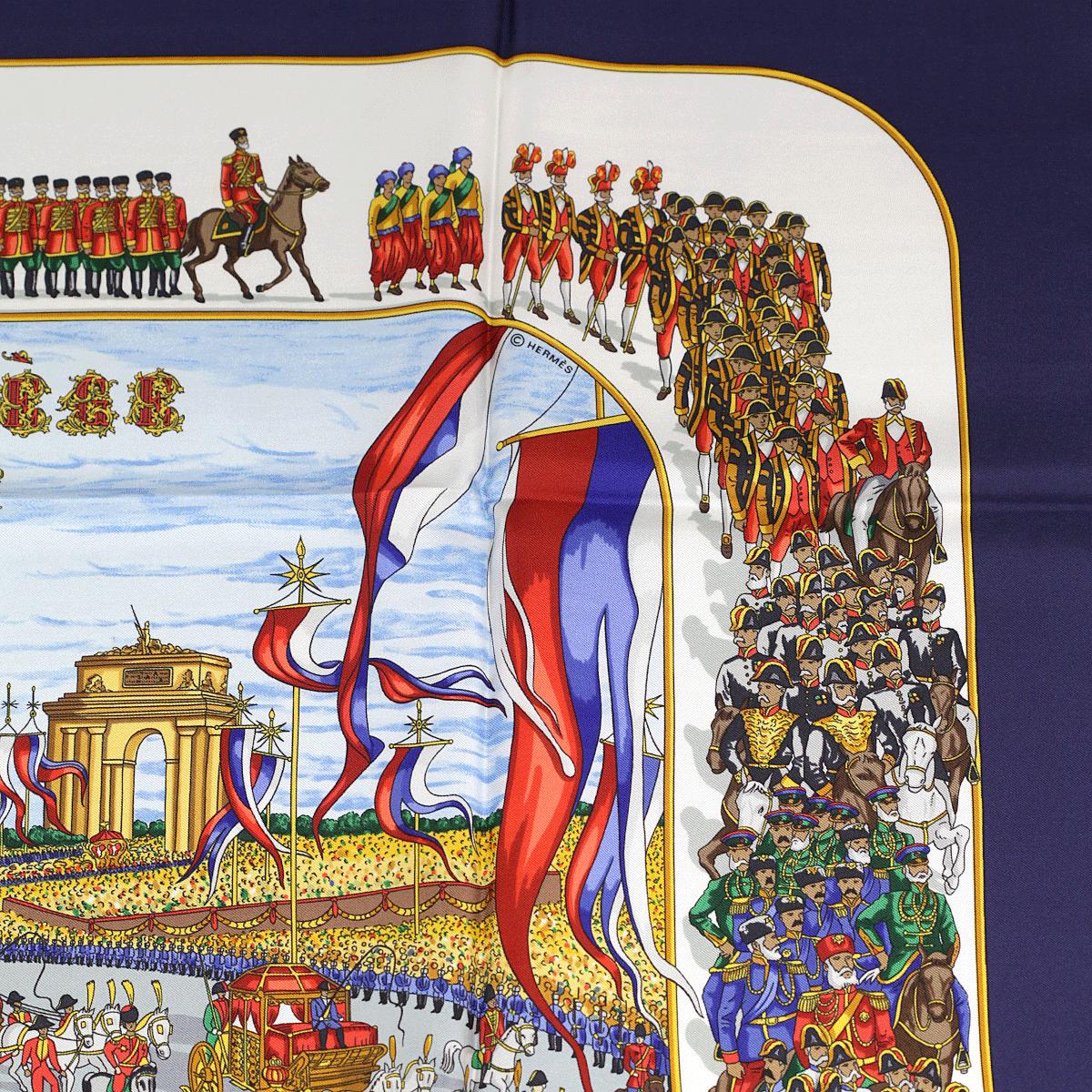 Hermes Scarf "Grand Cortege a Moscou" by Michel Duchene 90cm Silk | Carre