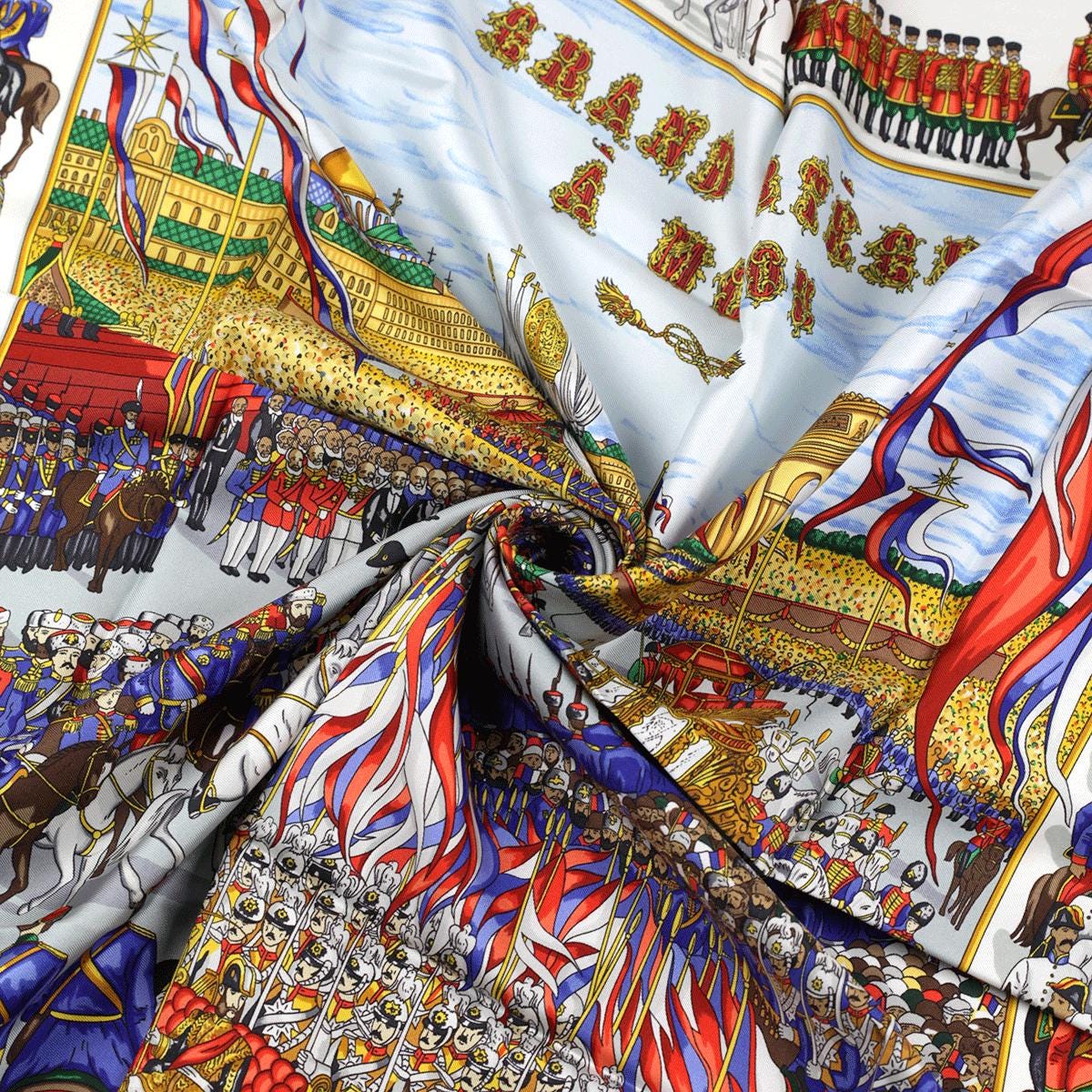 Hermes Scarf "Grand Cortege a Moscou" by Michel Duchene 90cm Silk | Carre