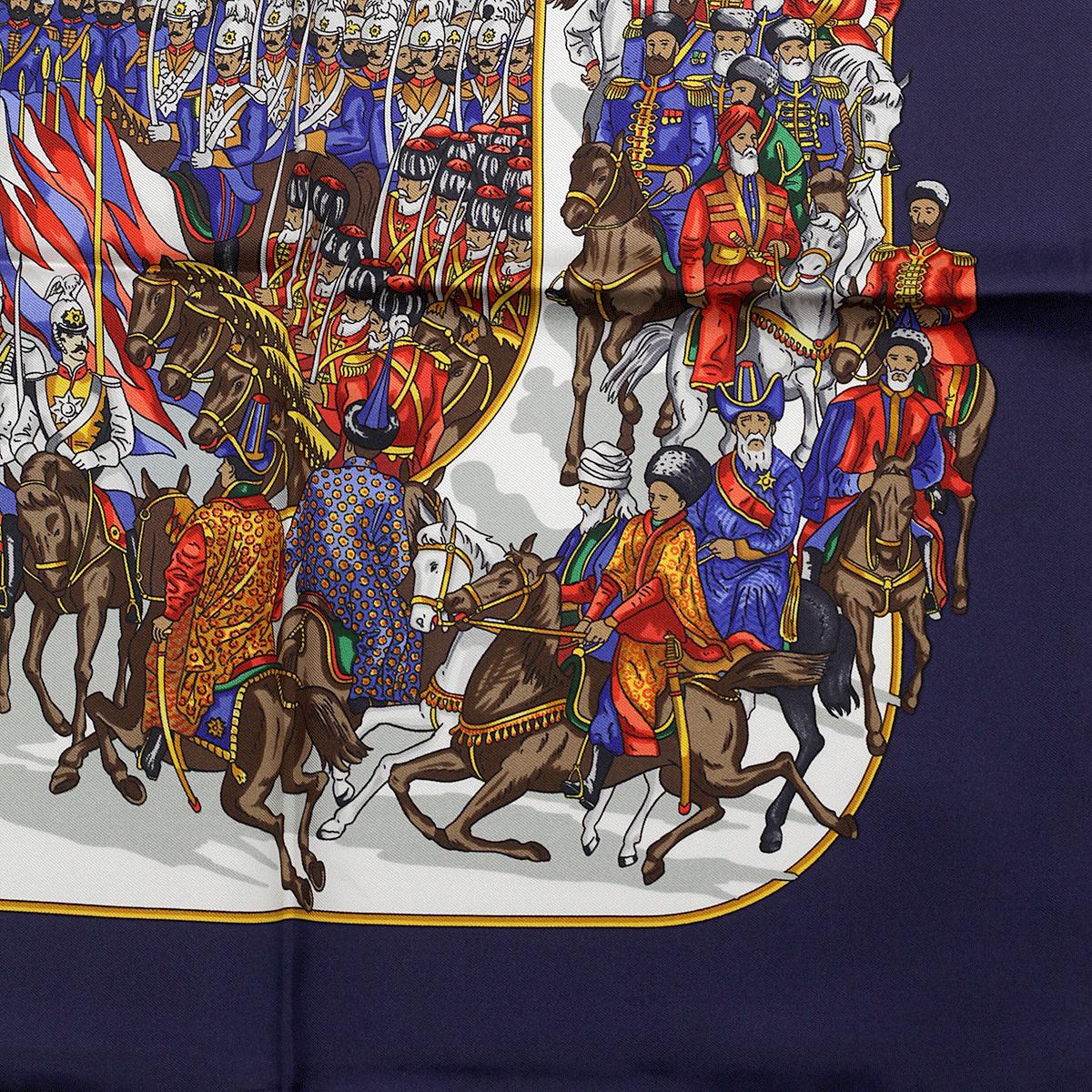 Hermes Scarf "Grand Cortege a Moscou" by Michel Duchene 90cm Silk | Carre
