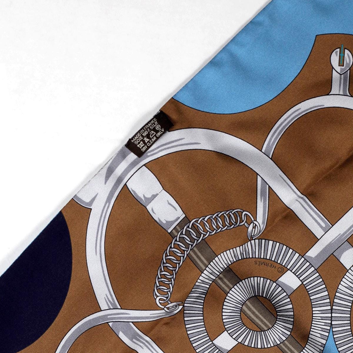 Hermes Scarf Maxi Twilly "Eperon d'Or" by Henri d'Origny Silk 20cm x 220cm | Carre Foulard NWT