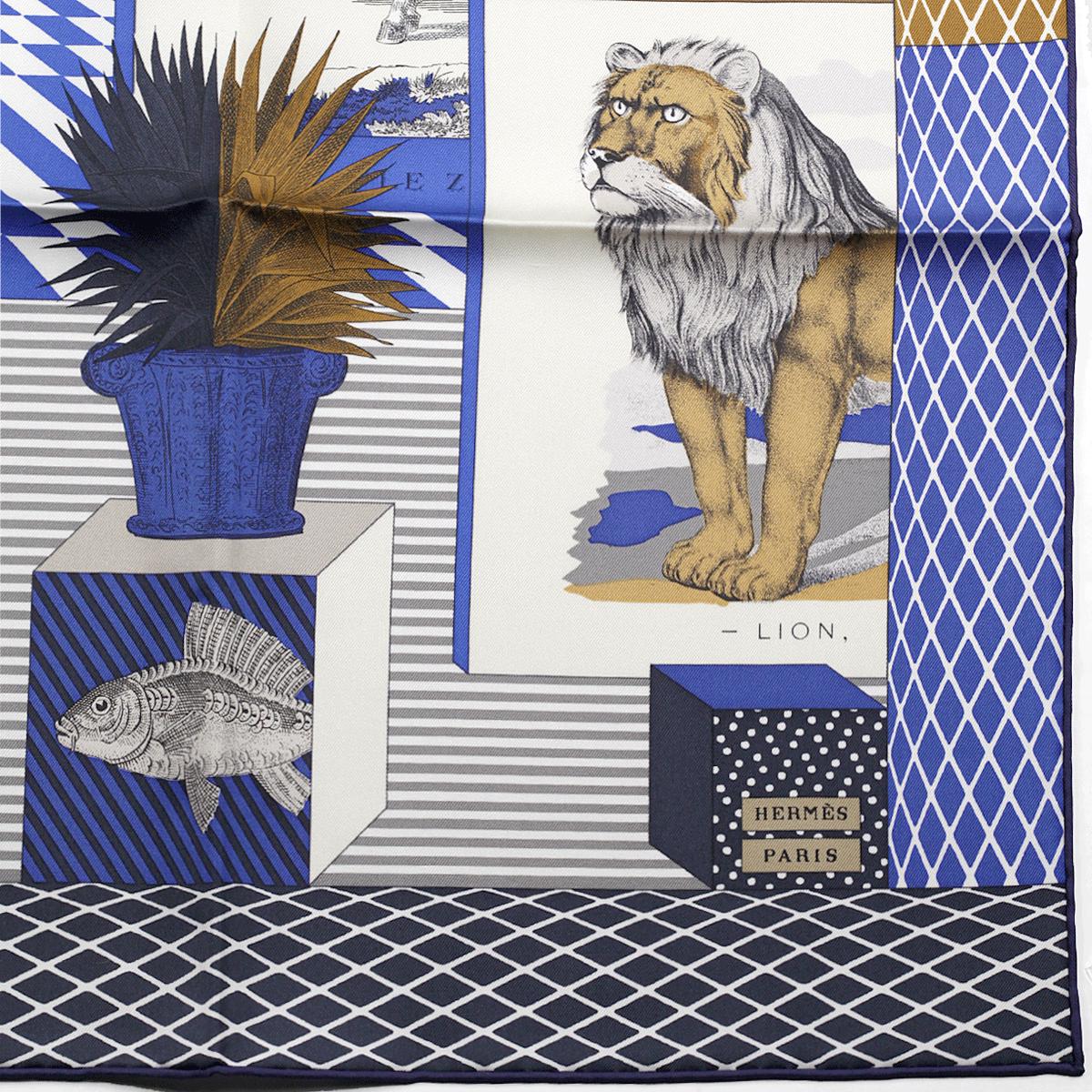 Hermes Scarf "Grand Theatre Nouveau" by Giancarlo Pagni 90cm Silk | Carre Foulard