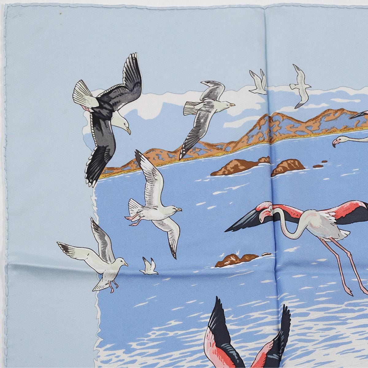 Hermes Scarf "La Vie Precieuse de Mediterrannee" by Robert Dallet 90cm Silk | Carre Foulard