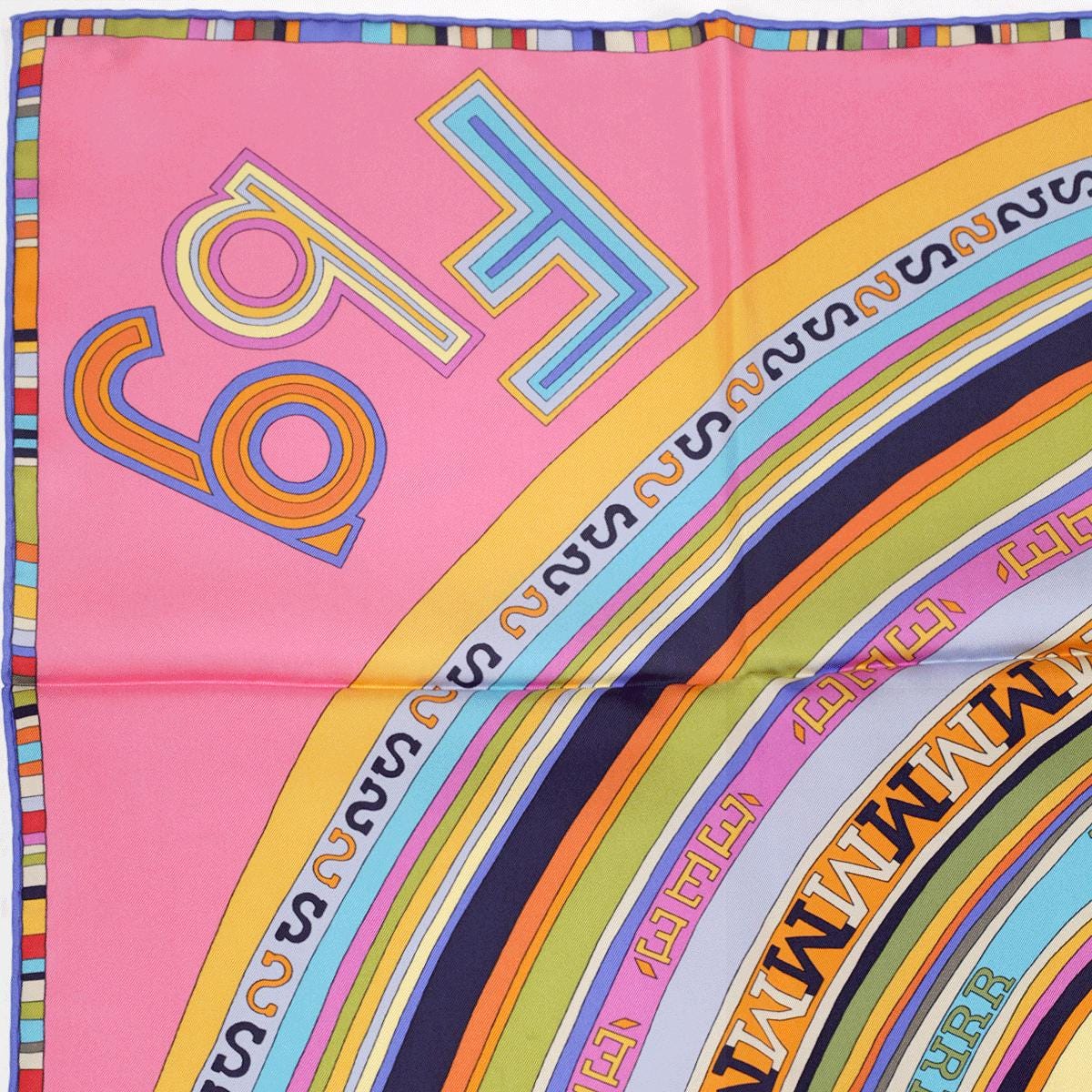 Hermes Scarf "Tohu Bohu" by Claudia Stuhlhofer Mayr 90cm Silk | Carre