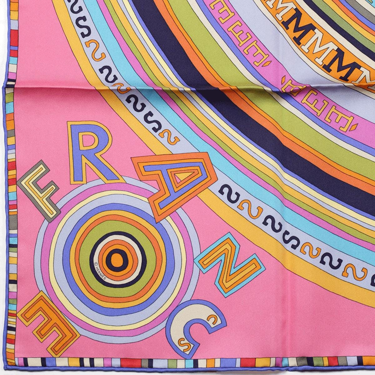Hermes Scarf "Tohu Bohu" by Claudia Stuhlhofer Mayr 90cm Silk | Carre