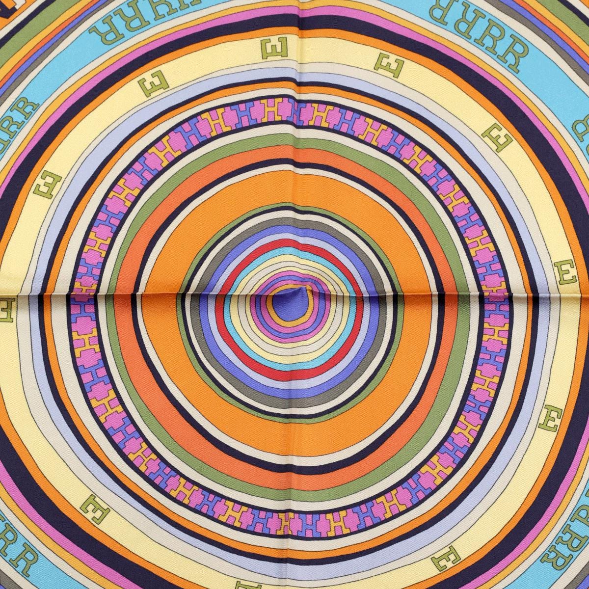 Hermes Scarf "Tohu Bohu" by Claudia Stuhlhofer Mayr 90cm Silk | Carre