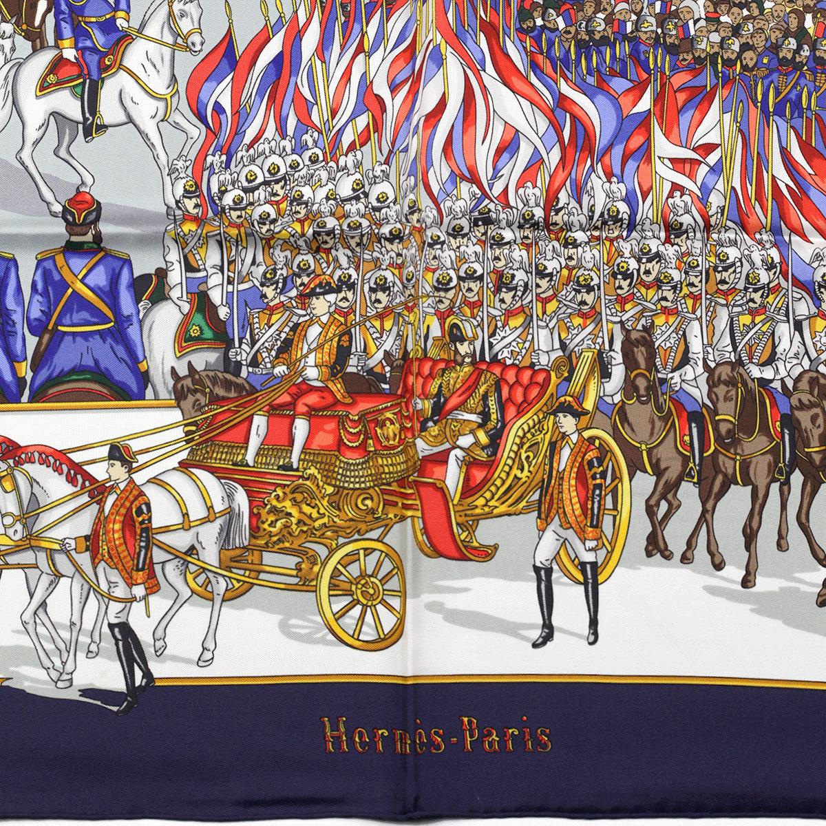 Hermes Scarf "Grand Cortege a Moscou" by Michel Duchene 90cm Silk | Carre