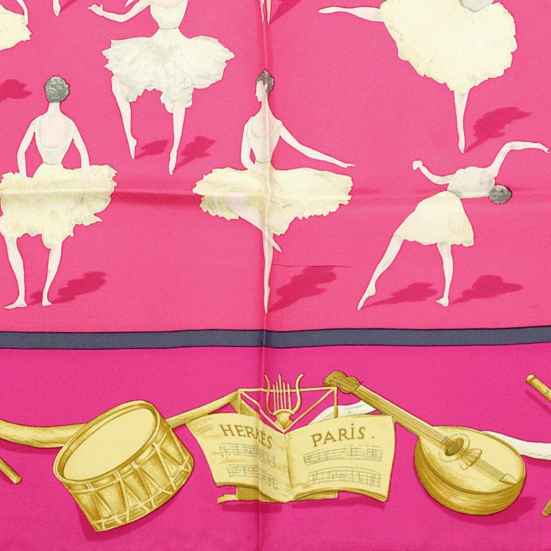 Hermes Scarf "La Danse" by Jean-Louis Clerc 90cm Silk | Carre Foulard
