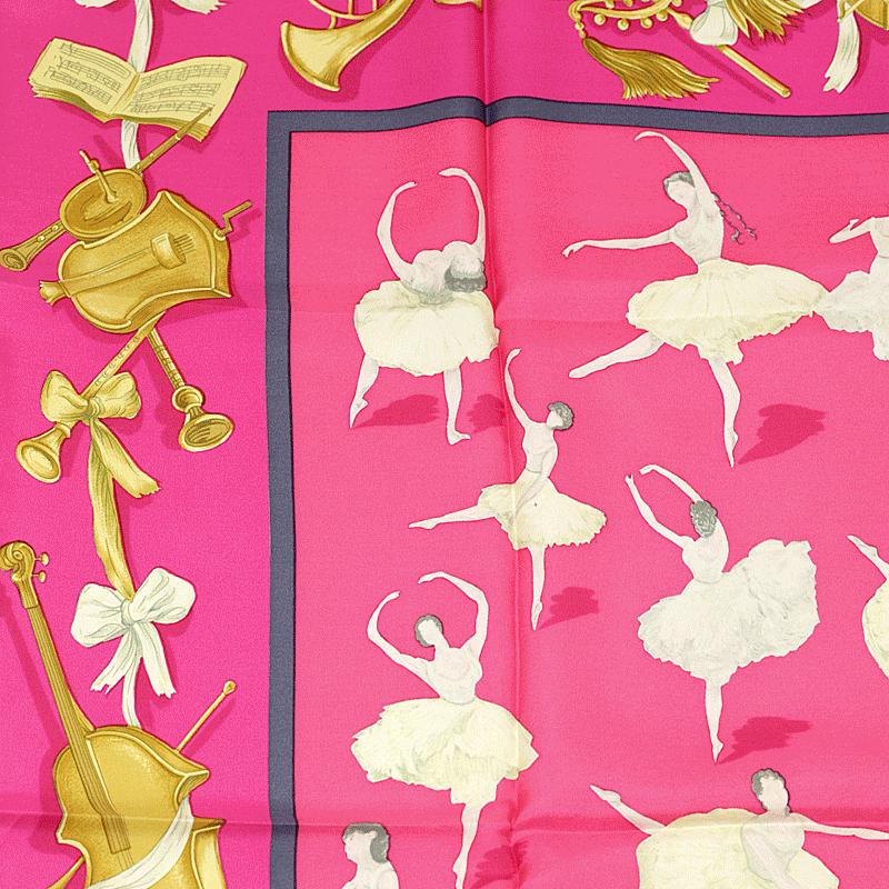 Hermes Scarf "La Danse" by Jean-Louis Clerc 90cm Silk | Carre Foulard