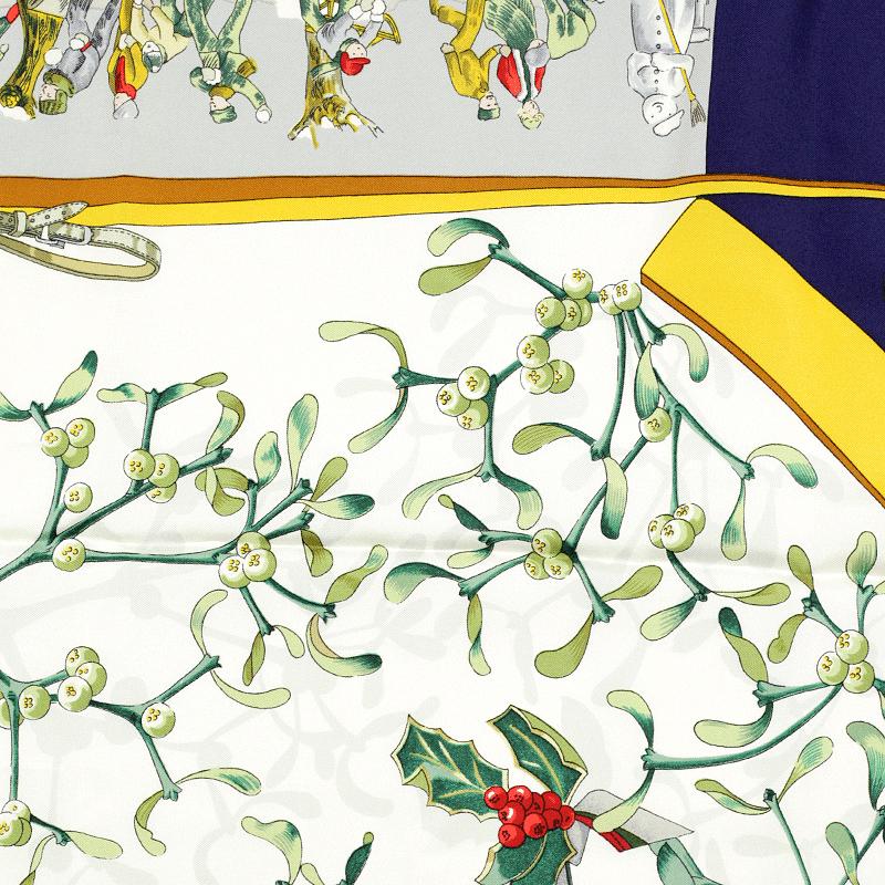 Hermes Scarf "Neige d'Antan" by Caty Latham 90cm Silk | Carre Foulard