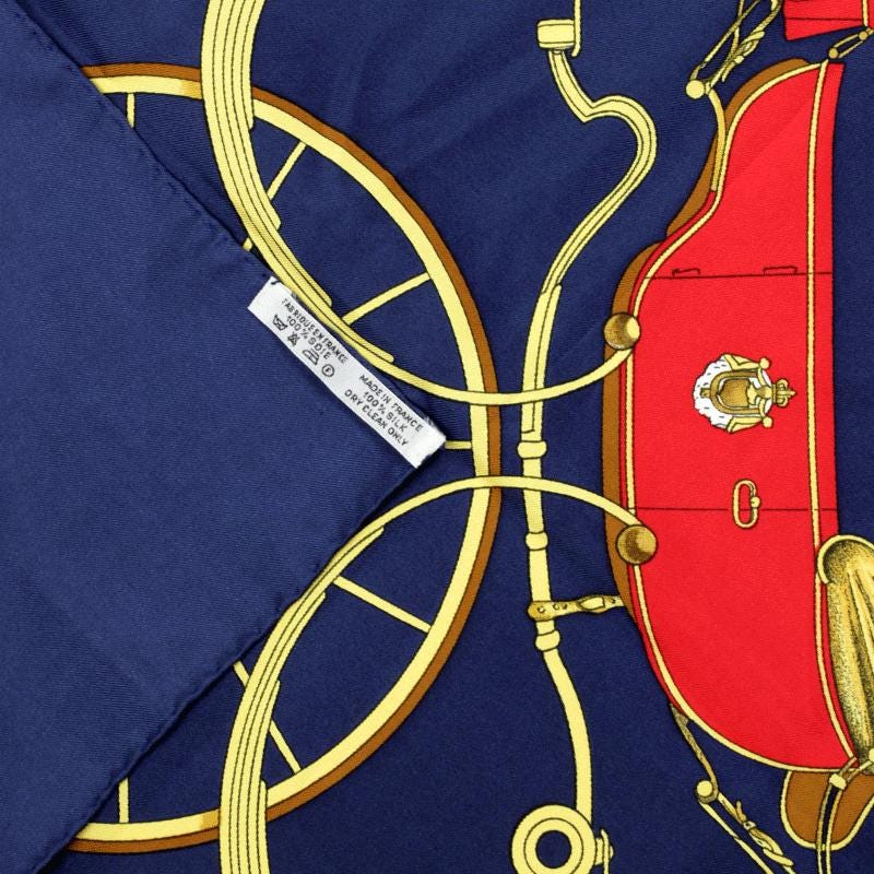 Hermes Scarf "Springs" by Philippe Ledoux 90cm Silk