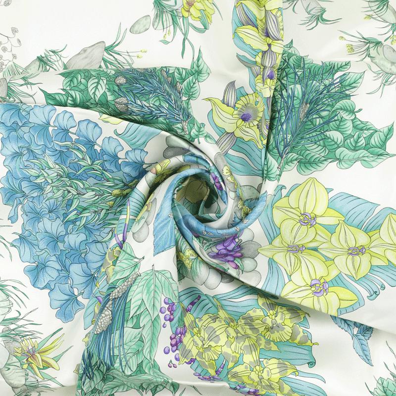 Hermes Scarf "Pythagore" by Zoe Pauwels 90cm Silk