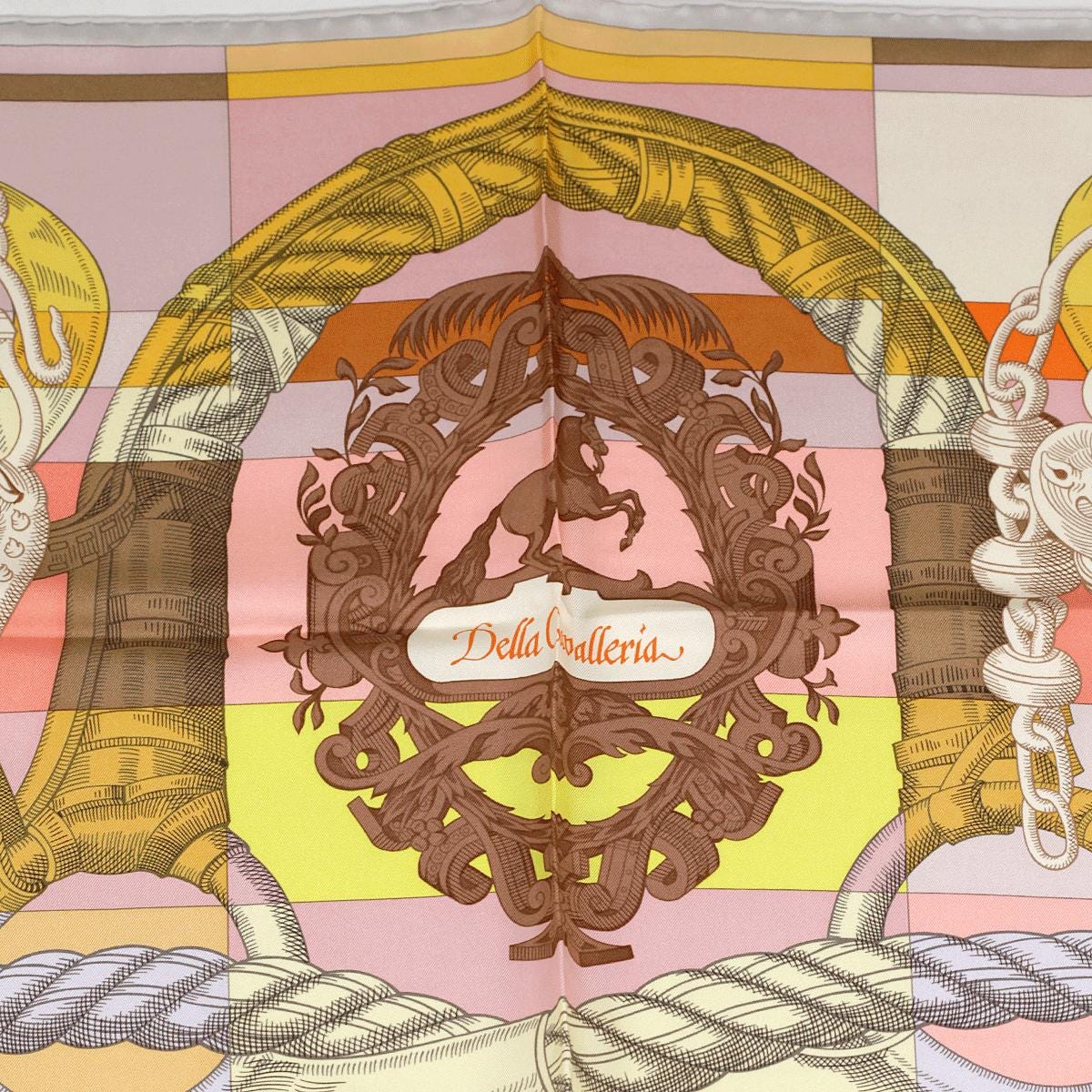 Hermes Scarf "Della Cavalleria" by Virginie Jamin 90cm Silk | Foulard Carre