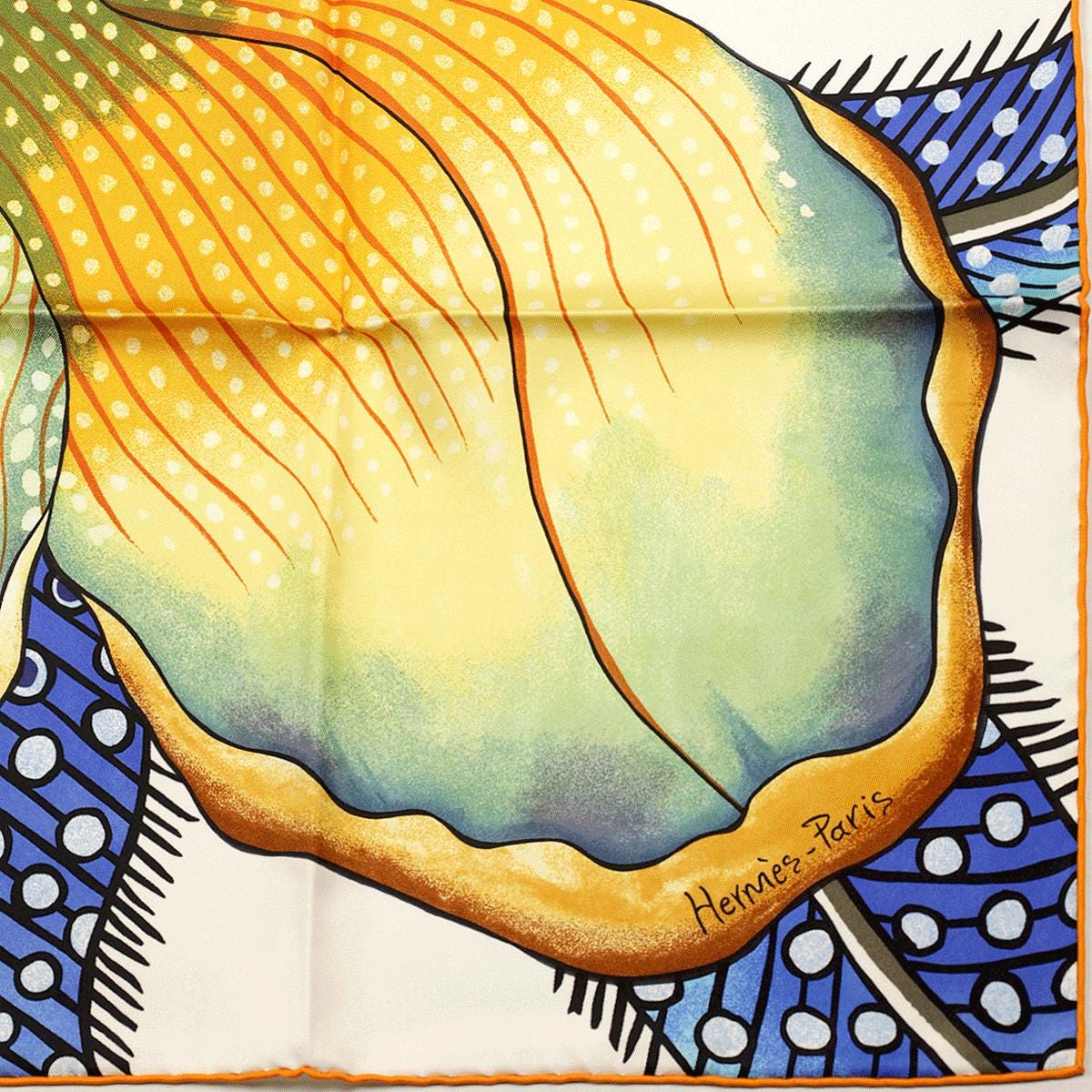 Hermes Scarf "Baobab Cat" by Ardmore Artists 90cm Silk | Foulard Carre