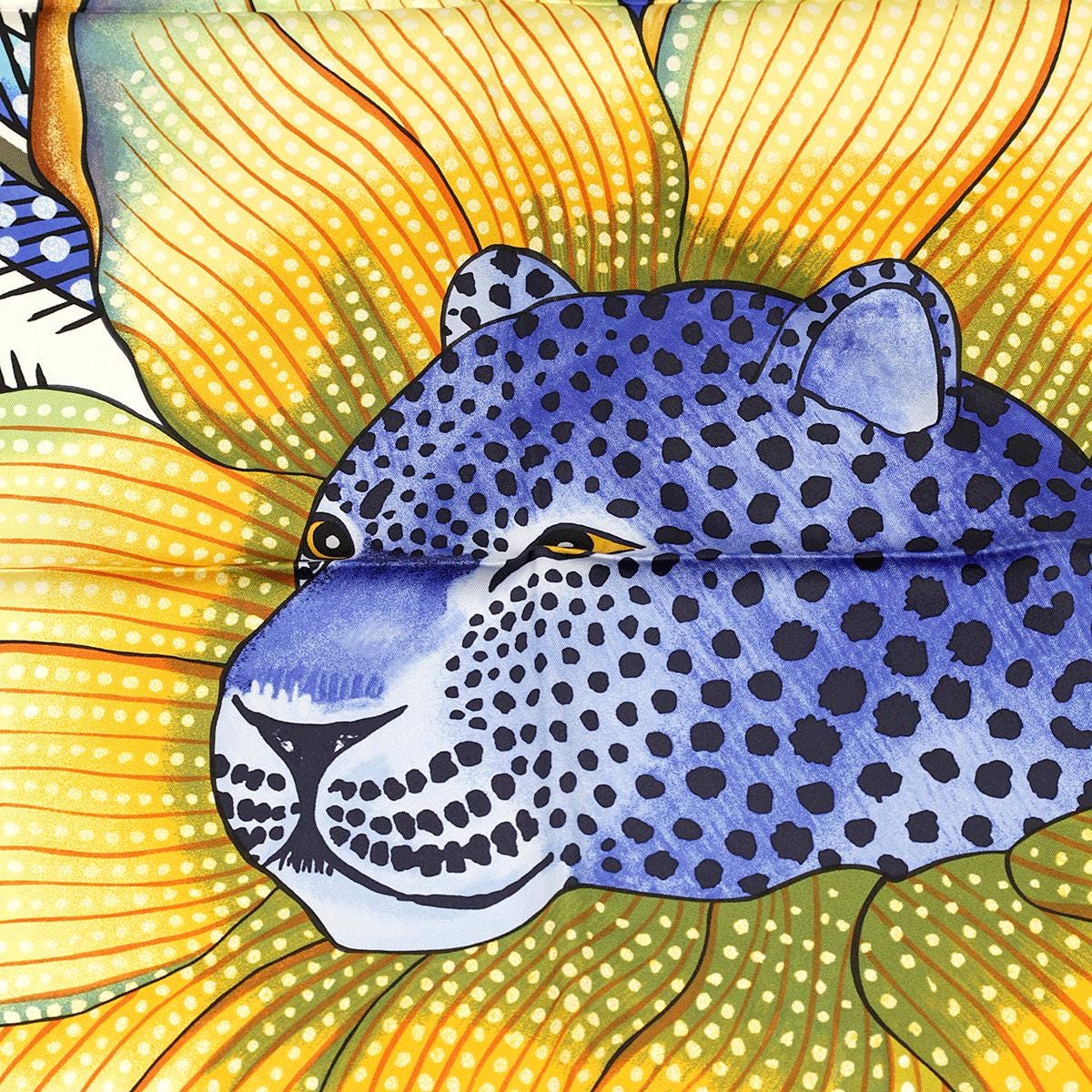 Hermes Scarf "Baobab Cat" by Ardmore Artists 90cm Silk | Foulard Carre