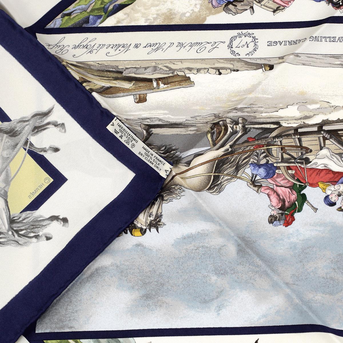 Hermes Scarf "Voyages en Russie" by Loic Dubigeon 90cm Silk | Carre Foulard