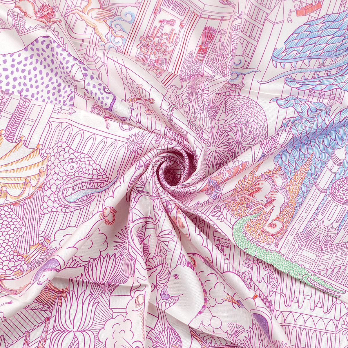 Hermes Scarf "Animapolis" by Jan Bajtlik 90cm Silk | Carre Foulard