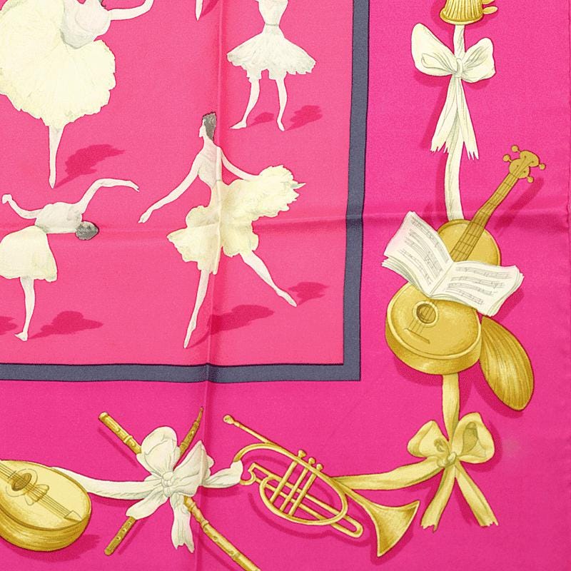 Hermes Scarf "La Danse" by Jean-Louis Clerc 90cm Silk | Carre Foulard