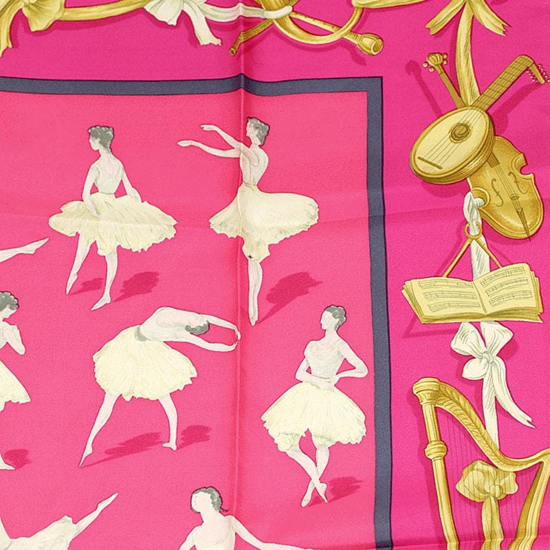 Hermes Scarf "La Danse" by Jean-Louis Clerc 90cm Silk | Carre Foulard