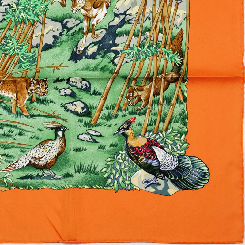Hermes Scarf "Sichuan" by Robert Dallet 90cm Silk | Carre Foulard
