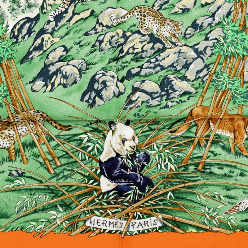 Hermes Scarf "Sichuan" by Robert Dallet 90cm Silk | Carre Foulard