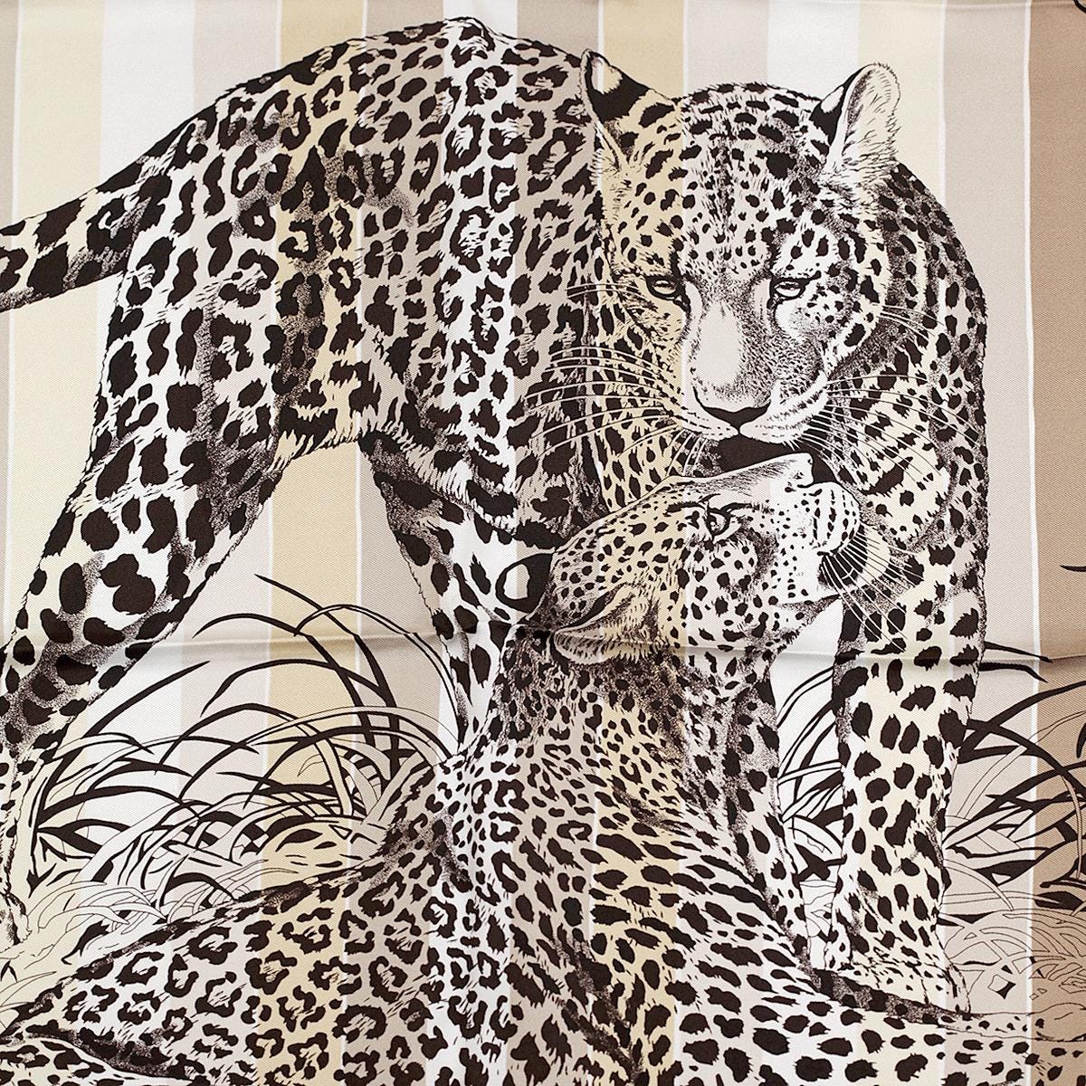 Hermes Scarf "Jungle Love Rainbow" by Robert Dallet 90cm Silk | Carre Foulard