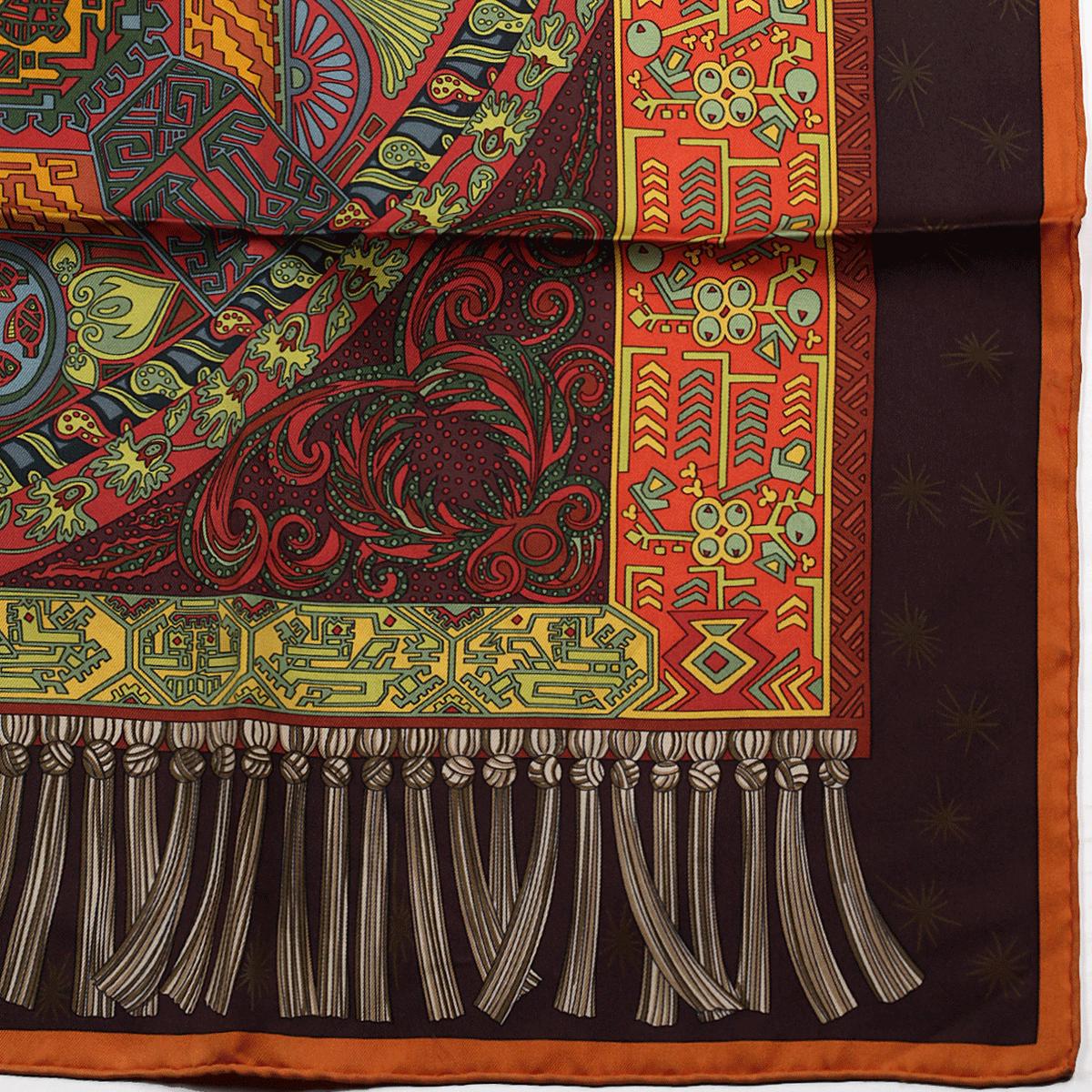 Hermes Scarf "Sur Un Tapis Volant" by Annie Faivre 90cm Silk | Carre Foulard