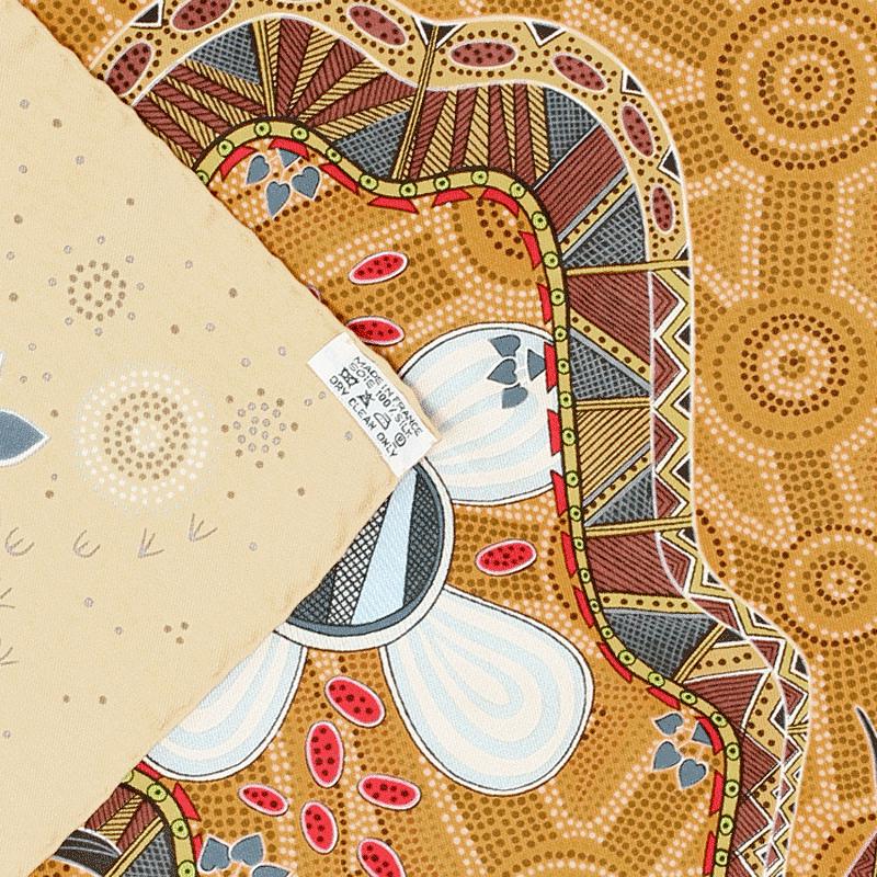 Hermes Scarf "Reve d'Australie" by Zoe Pauwels 90cm Silk