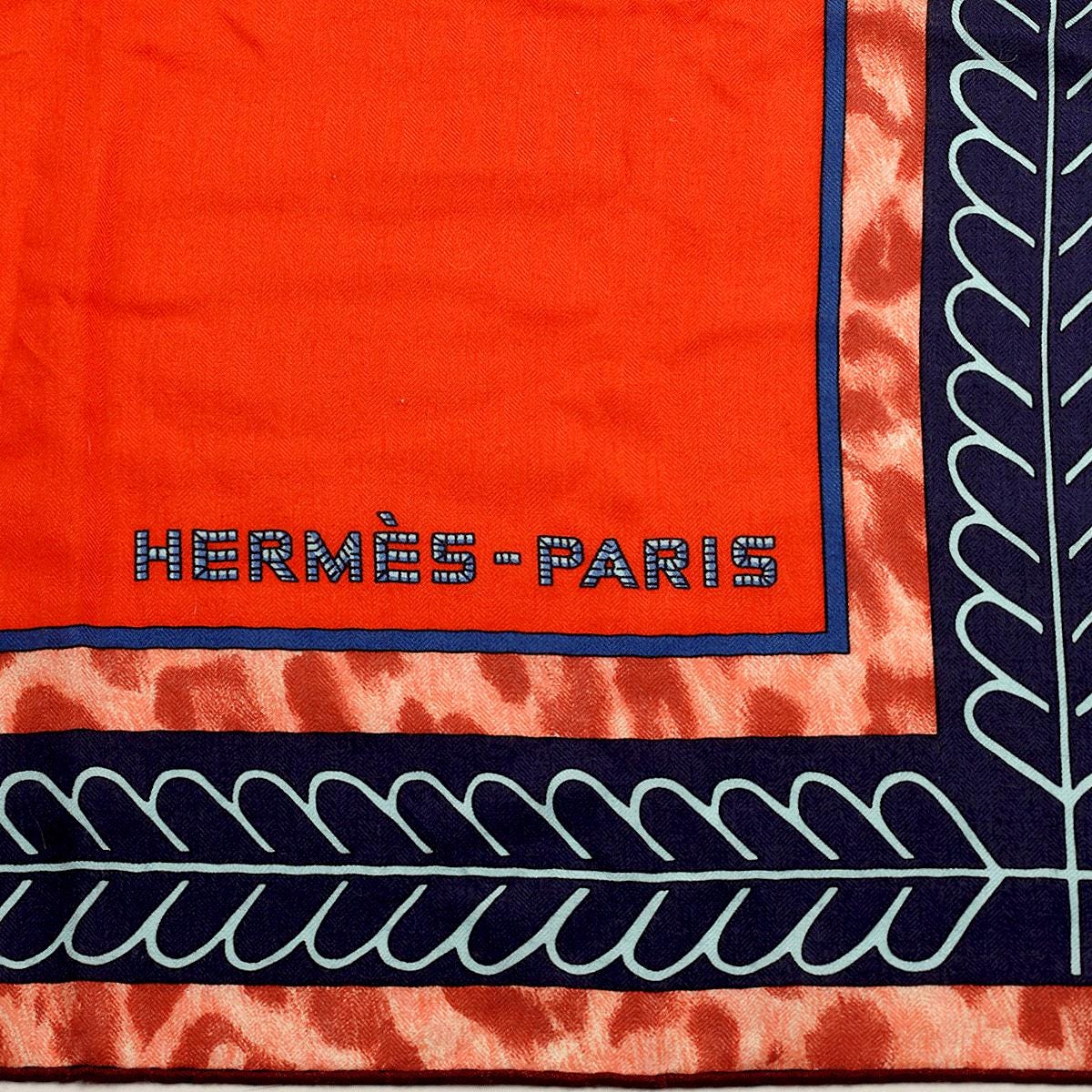 Hermes Cashmere Shawl 140cm "Selle d'Officier en Grande Tenue" by Wlodek Kaminski | Scarf Carre Foulard