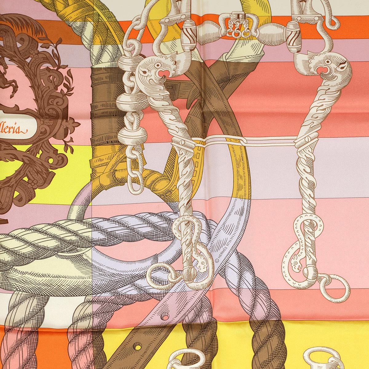 Hermes Scarf "Della Cavalleria" by Virginie Jamin 90cm Silk | Foulard Carre