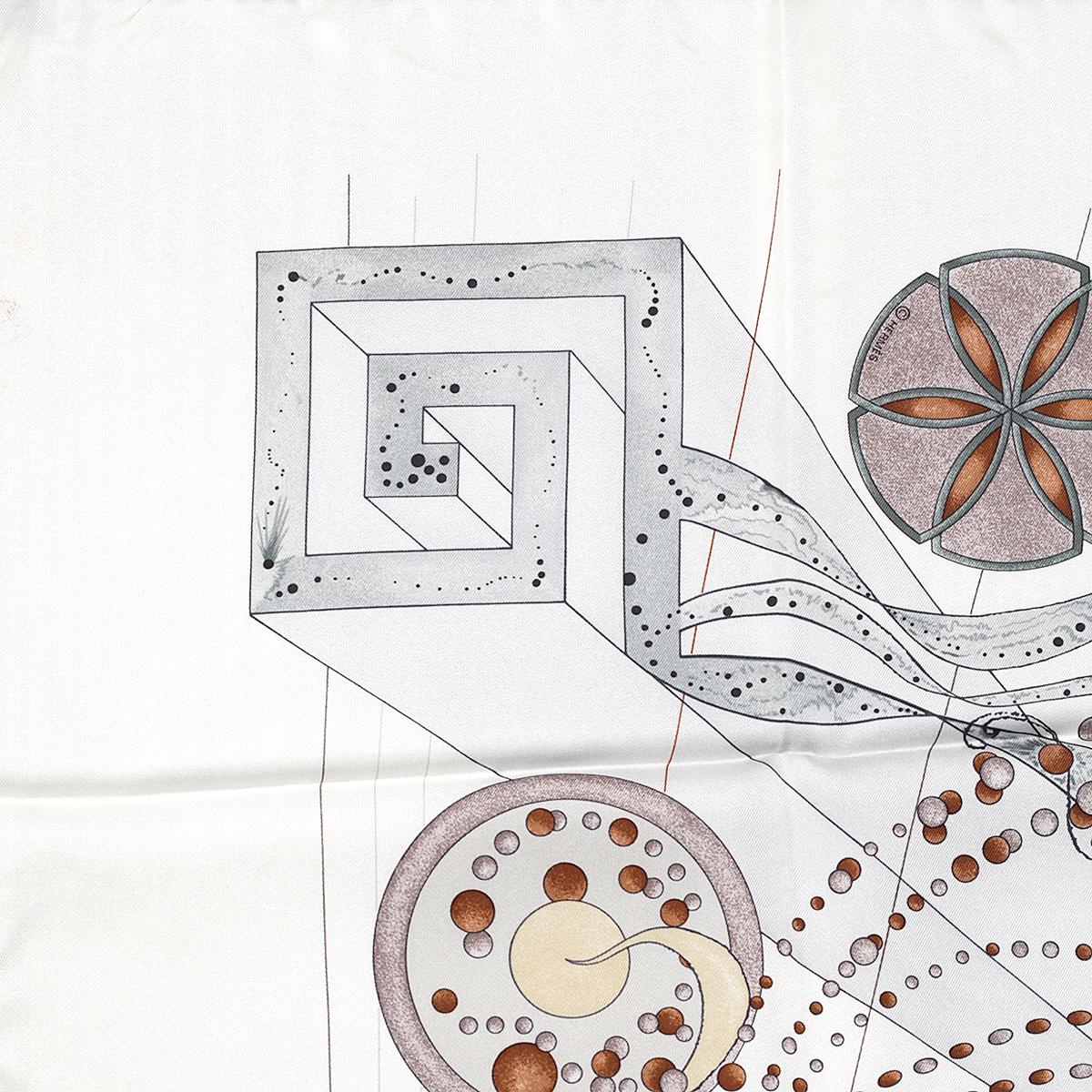 Hermes Scarf "Danse du Cosmos" by Zoè Pauwels 90cm Silk | Carre Foulard