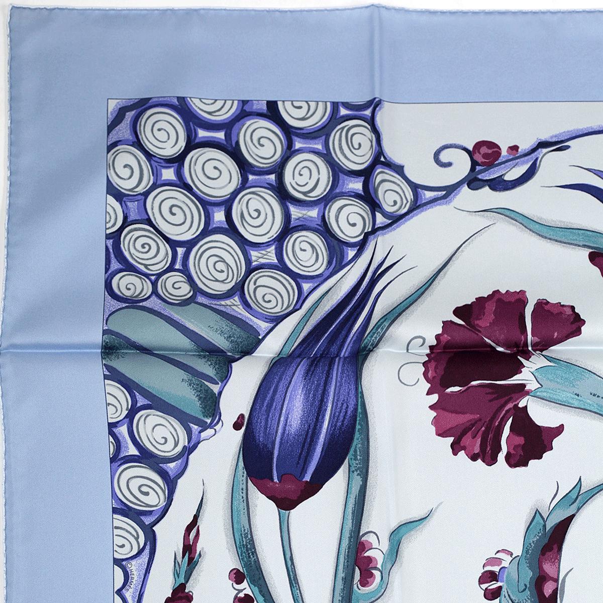 Hermes Scarf "Ceramique Ottomane" by Laurence Bourthoumieux 90cm Silk | Carre Foulard